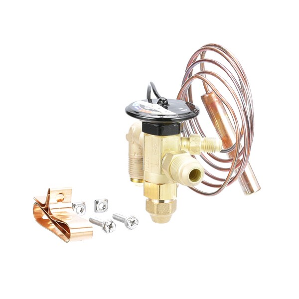 Expansion Valve, Thrmstc 3/8 In, 1/2 Out, 60 Cap